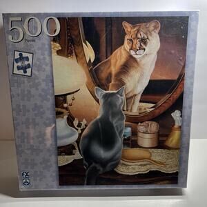 Vintage Schmid Puzzle Vision of Grandeur No. 78414 Cats 500 Pieces New Sealed